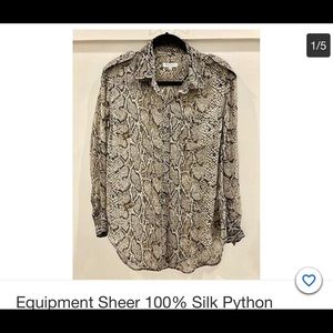 Equipment silk women Blouse